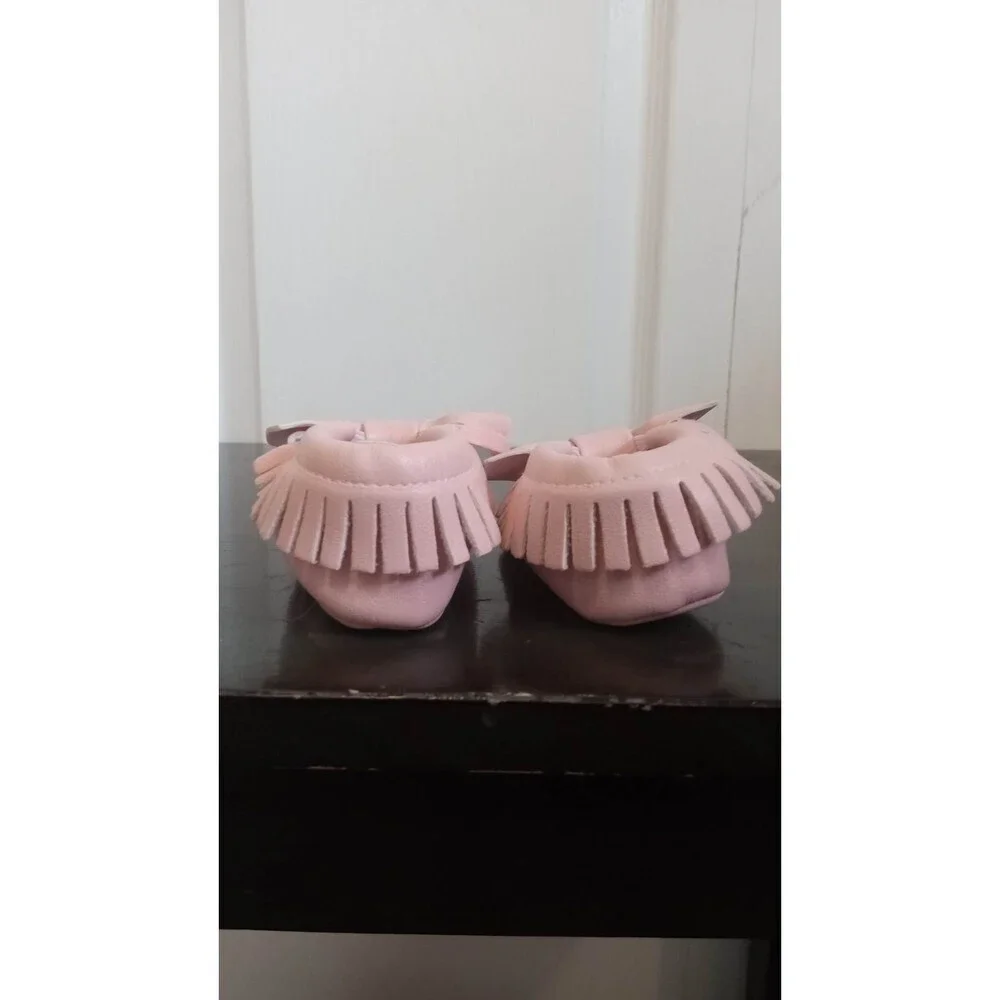 Romirus Baby‎ girl pink moccasins shoes